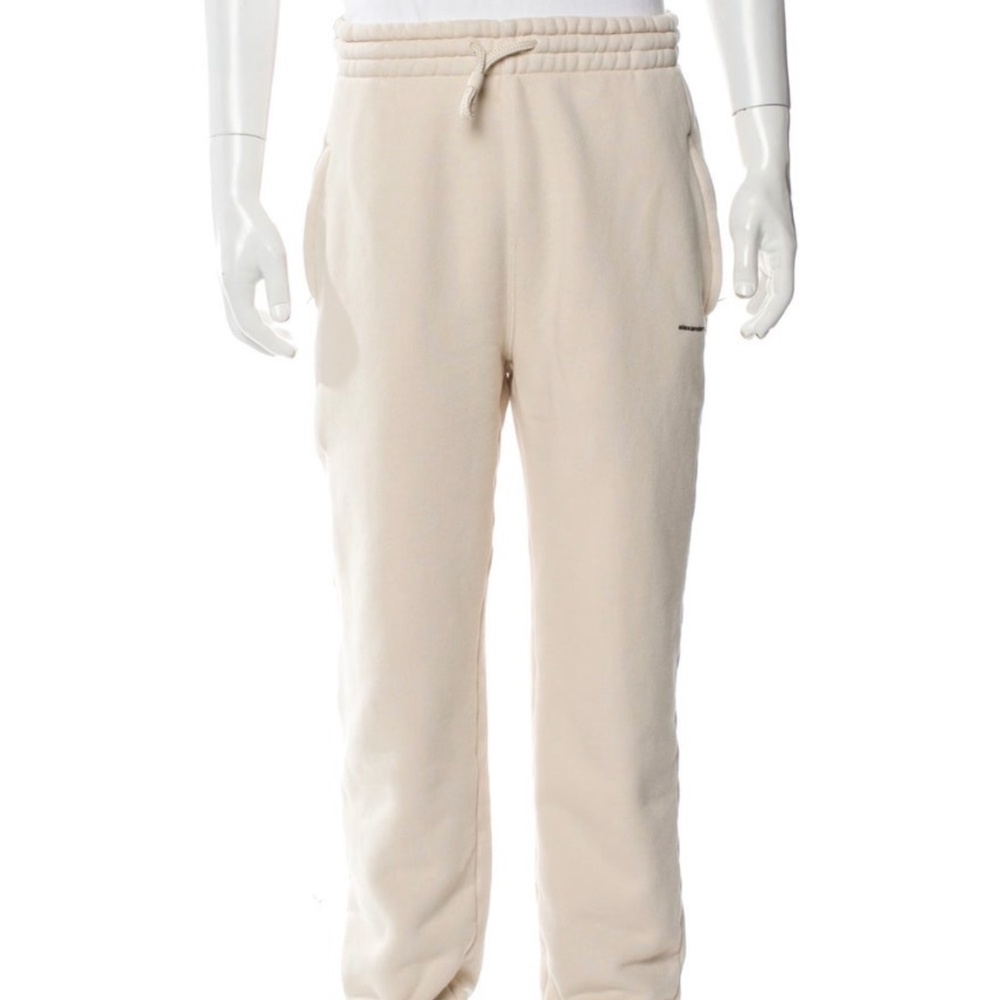 Alexander Wang Logo Print Lounge Sweatpants - Neutral (Size S)